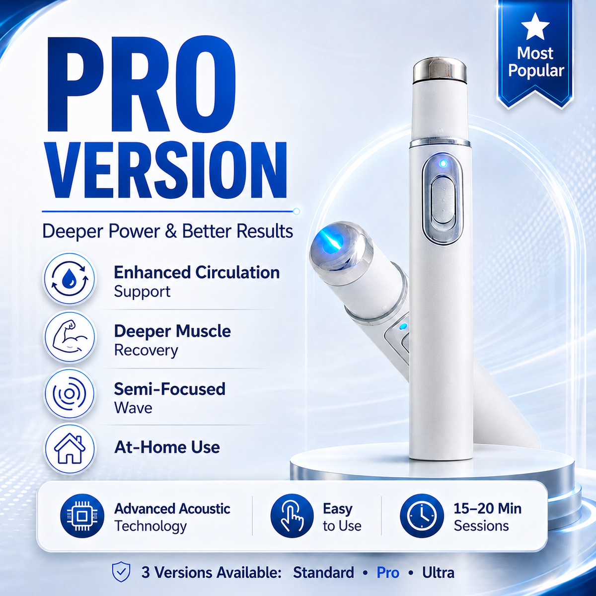 Ultrasonic Shock Wave Massager